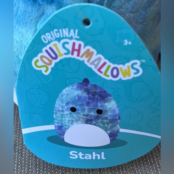 NWT Squishmallows Stahl, the Dinosaur Plush - Picture 4 of 13